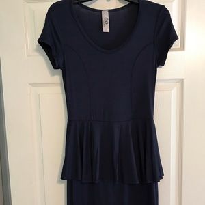 Peplum dress